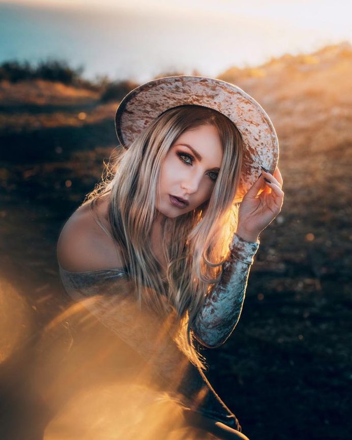 Colorful and Moody Female Portrait Photography by Elliott Eng