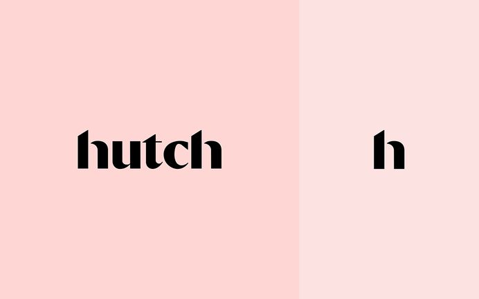 Hutch Interior Design App Logotype Wordmark Re-Design on Behance