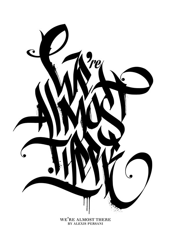 /// Black & white Calligraphy ///