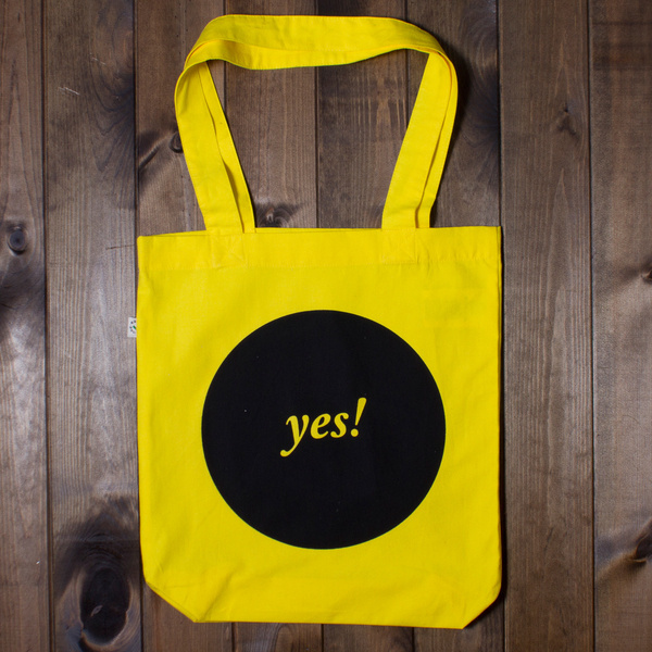 Yes! Tote Bag #fashion #tote #typography