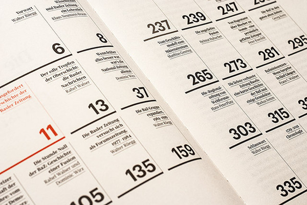 Herausgefordert. Die Geschichte der Basler Zeitung on Behance #layout