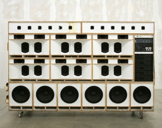 Tom Sachs: Work / Toyan's #installation #sachs #sound #art #speakers
