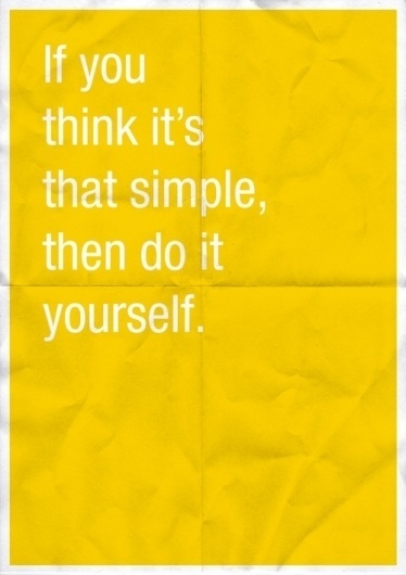 'Confessions Of A Designer', What Goes On In A Designer's Mind - DesignTAXI.com #design #gems #poster