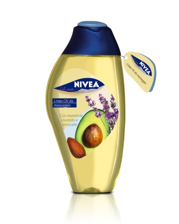 Nivea Massage Oils - Package Design #packaging #caselli #fresh #design #body #nivea #care #transparent #massage #pack #anna #personal #package #oil