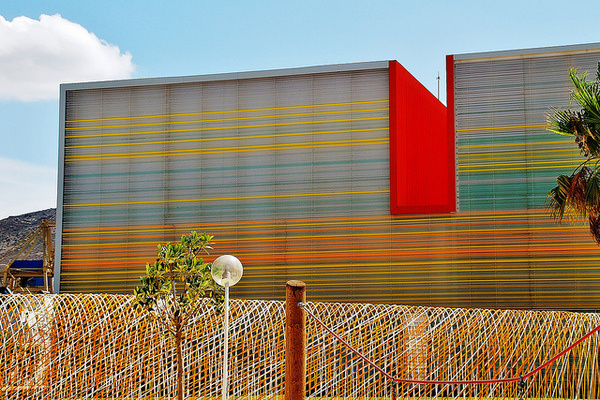 "THE BATEL" AUDITORIUM AND CONVENTION CENTRE IN CARTAGENA #spain #colour #architecture