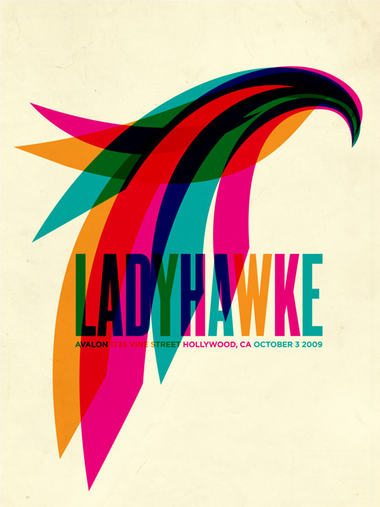 Ladyhawke Aaron Gresham // Creative Director + Brand Designer #poster