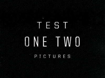 Test One Two Leftover 02 #logo