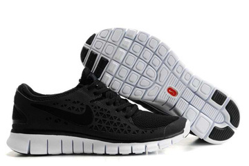 Nike Free Run Black Black-Mens #shoes