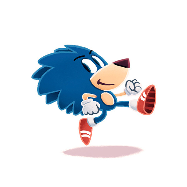 Videogame Heroes on Behance #design #character #illustrations #sonic