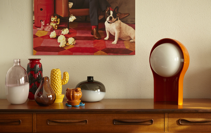 IKEA vintage table lamp @ creepy family