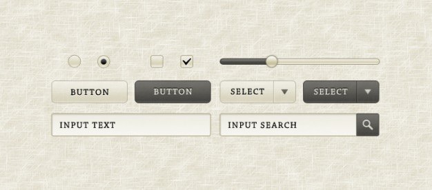 "sepia" gui elements Free Psd. See more inspiration related to Button, Radio, Elements, Ui, Form, Grey, Slider, Interface, Horizontal, Gui and Sepia on Freepik.
