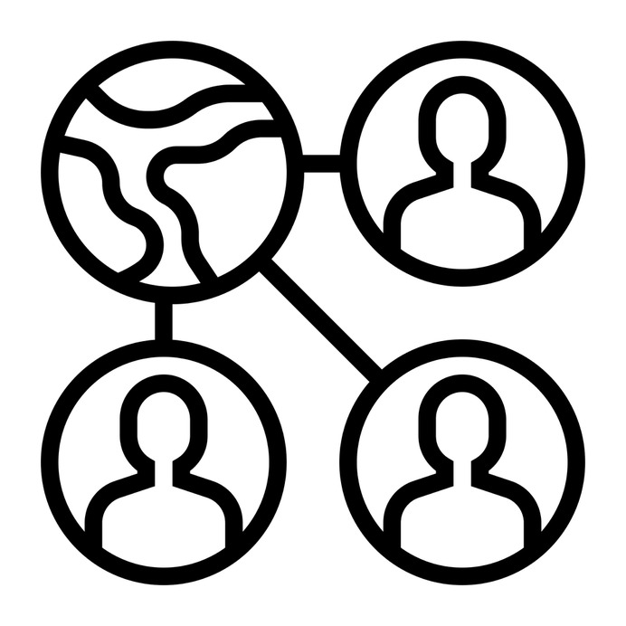 See more icon inspiration related to link, team, network, user, working, group, networking, social network, social media, business, connection and people on Flaticon.