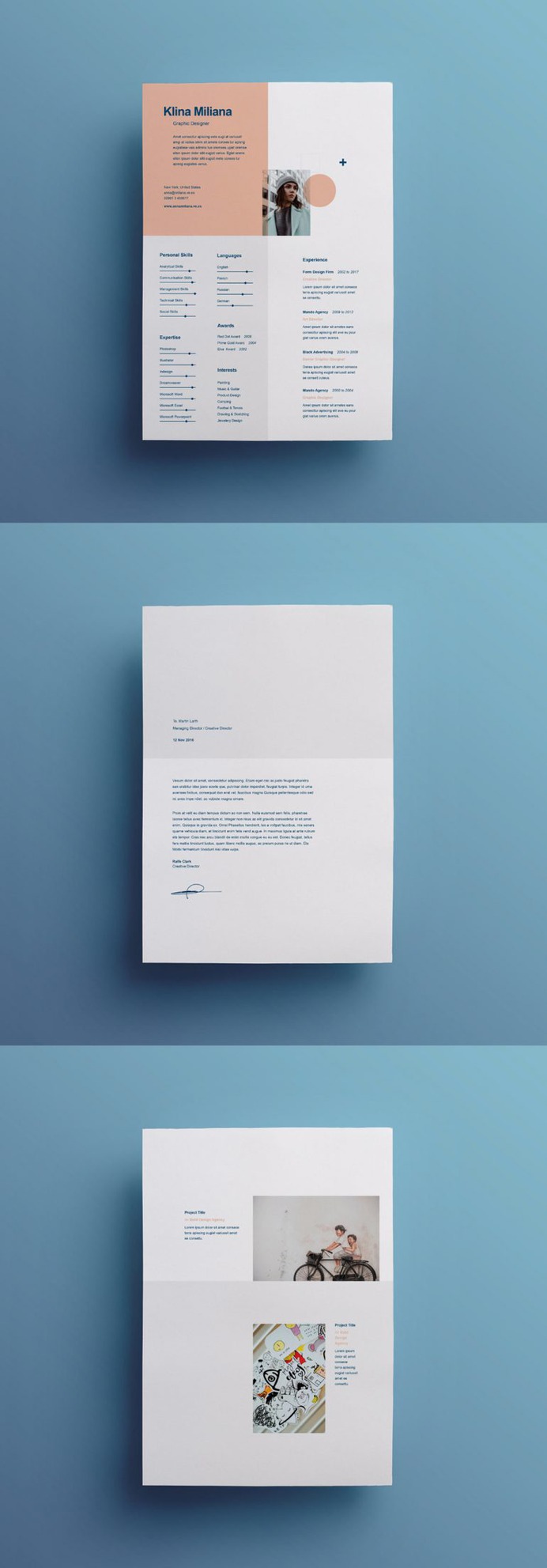 Split : Free Resume Template