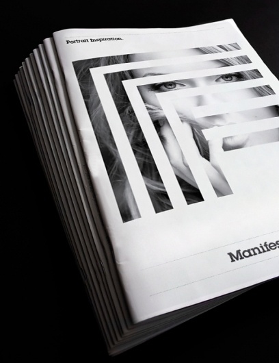 Manifesto. on the Behance Network #cover #posterl #branding #magazin