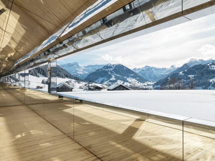 Doug Aitken Gstaad mirrored house installation