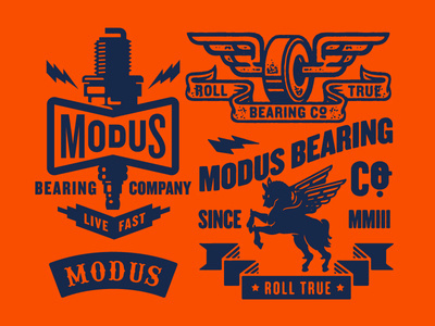 Apparel II #kidd #apparel #design #illustration #roll #bearings #true #kendrick #modus
