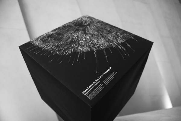 Piano Concerto No. 2 in C minor Lightbox on Behance #concerto #lightbox #piano #rajmaninov #rachm #2 #no