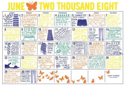 DON'T LOOK #madewell #calendar #handwritten