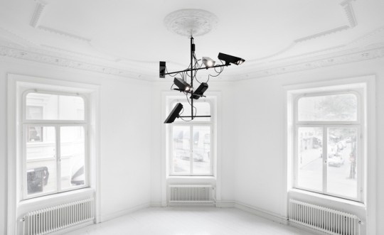 Surveillance Chandelier | The Design Ark #chandelier #surveillance #perbastian #installation