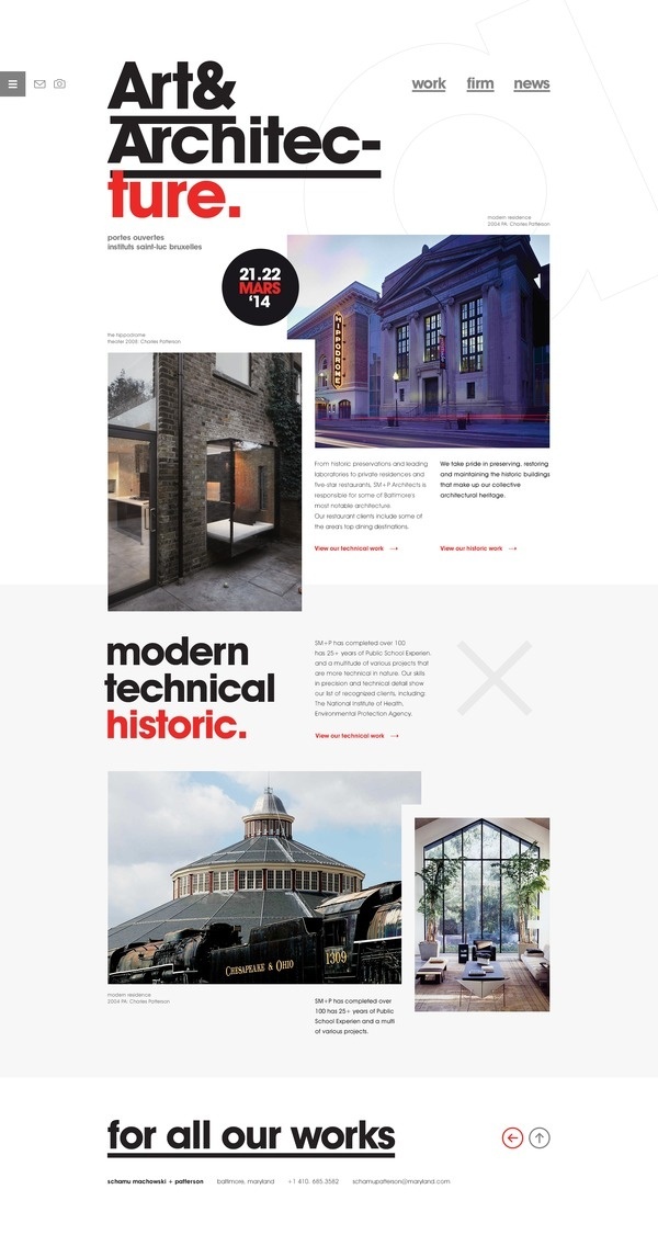 Architectural - Inspired from SMP-Architects #white #site #design #architectural #minimal #art #type #web
