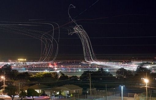 Long exposure aircraft | HOW TO BE A RETRONAUT #night #long #photography #exposure