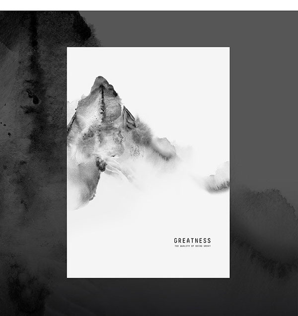 Greatness on Behance #branding #design #graphic #illustration #posters #art #jdstyle #wallpaper #adstract