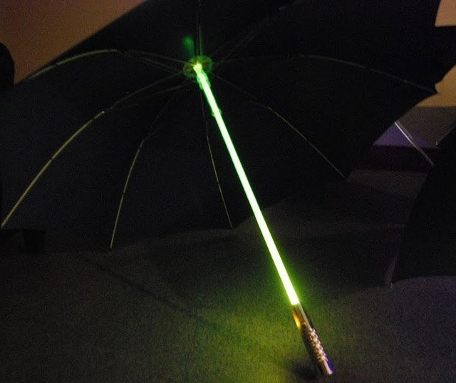 Star Wars Lightsaber Umbrella #tech #flow #gadget #gift #ideas #cool