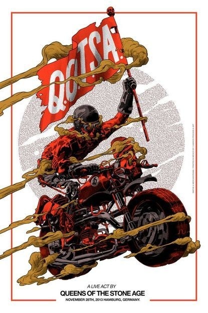 moto, Queens of the Stone Age poster