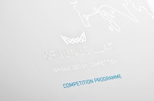 Kruunusillat Bridge Design Competition Invitation on the Behance Network #competition #invitation #packaging #design #graphic #kruunusillat #cover #architecture #identity #logo #bridge