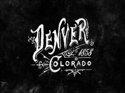 Denver #lettering #denver #typography