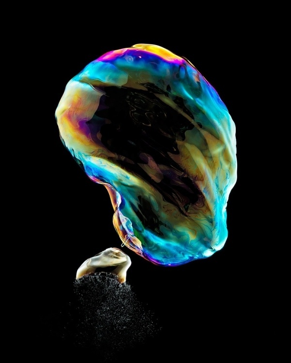 ФотоТелеграф » Жизнь и смерть мыльного пузыря #soap #buble