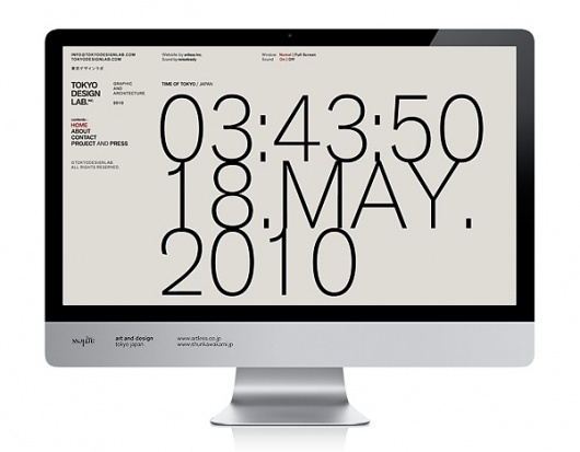 artless Inc. | news and portfolio : * branding / V.I. : tokyo design lab. #grid #web #time