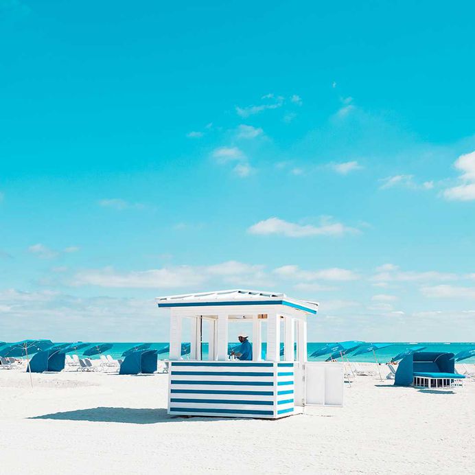 Cabana: Minimalist and Bold Landscapes of Miami Beach by David Behar