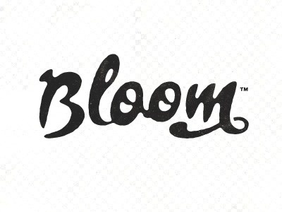 Dribbble - Bloom by Simon Walker #script #typography