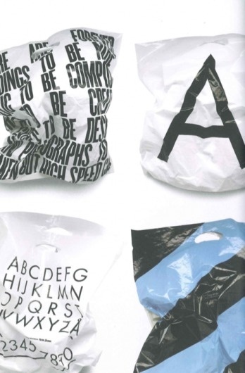 GM. #font #typeface #bags #type #plastic #typography