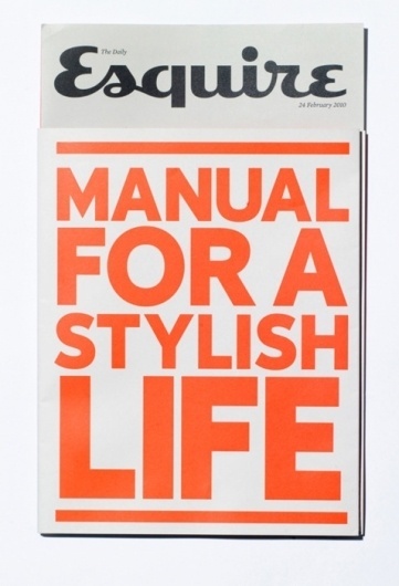 __ #esquire #typography