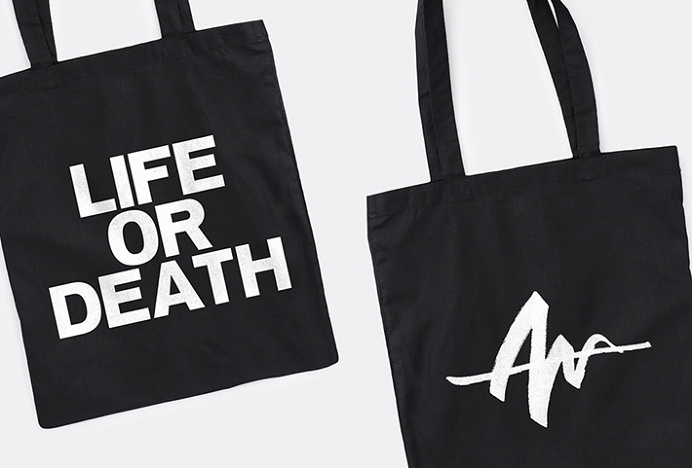 Life Or Death by DIA #print #graphic design #bag