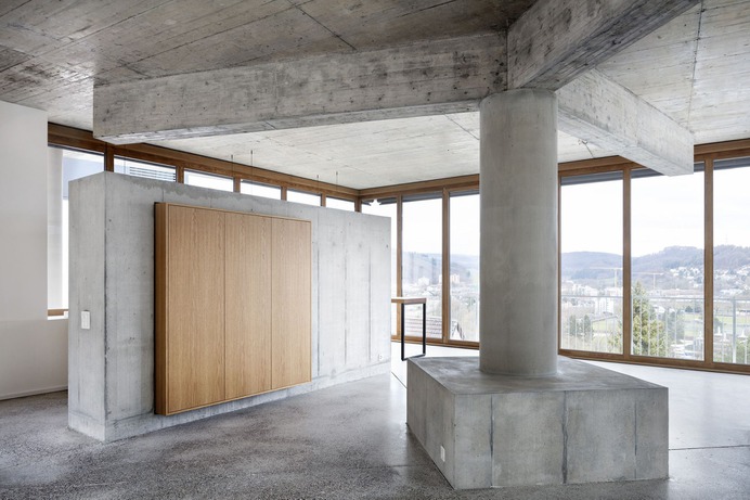 House on a Slope by Schaerermattle Architects