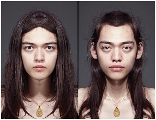 Symmetrical Portraits | Fubiz ™ #portraits #symmetrical