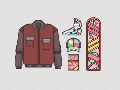 Packaging by Stout #vector #the #illustration #back #2 #future #to