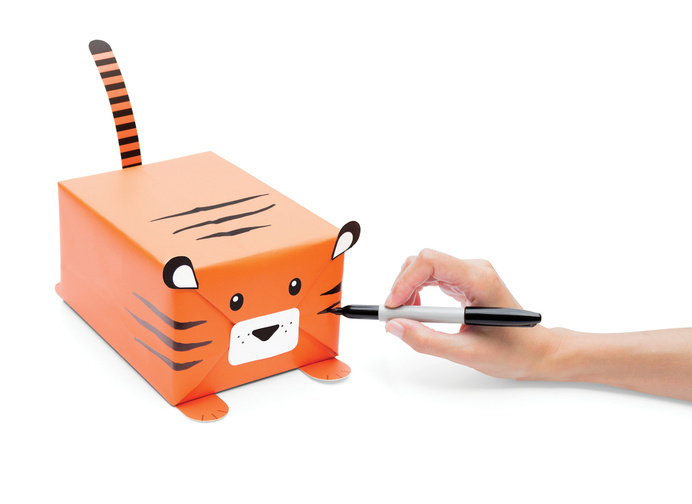 Animal Gift Wrap — The Dieline #gift #wrap #animal #packaging