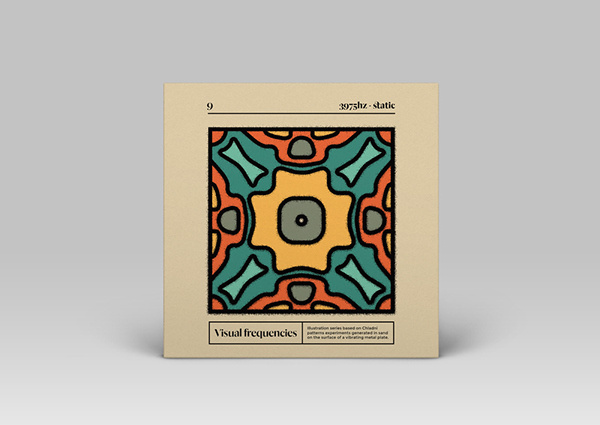 Visual frequencies on Behance #visual #heymikel #frequencies #chladni #illustration #patterns