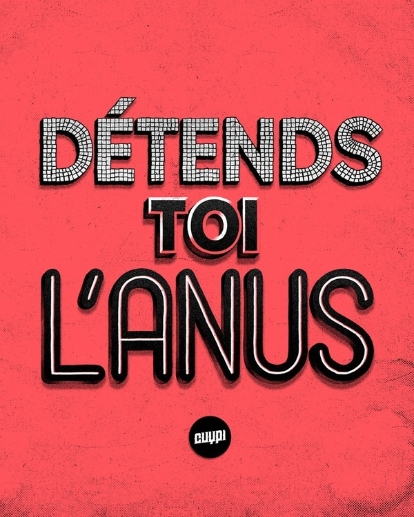 Sweet vulgarity on Typography Served #illustration #typography