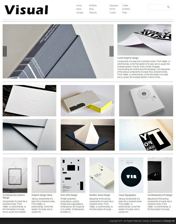 Visual Theme #print #design #illustration #art #typography #layout #book #fashion