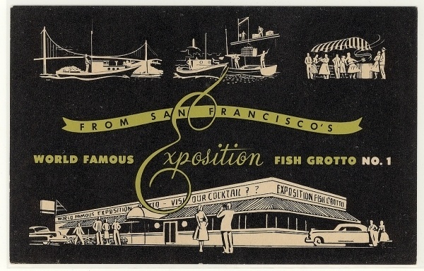 All sizes | San Francisco Exposition Fish Grotto No. 1 | Flickr - Photo Sharing! #script #fish #san #illustration #francisco #type #grotto