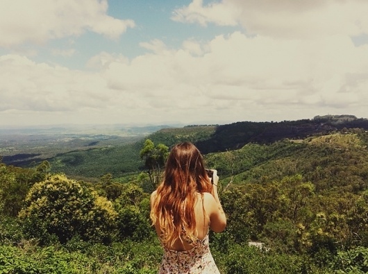 *WE LIVE YOUNG* #hills #ginger #trees #girl