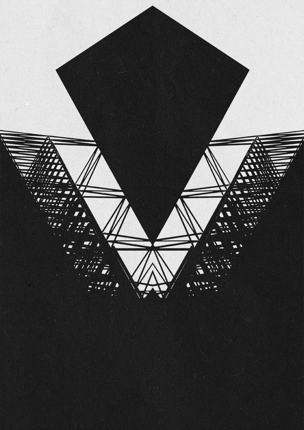 Geometric versions #design #posters #patterns #geometry #symmetry #athens #greece #blaqk #simek