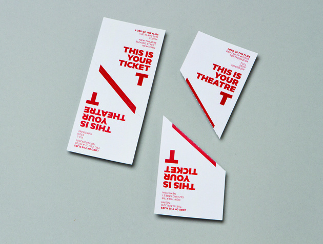 The New Theatre identity. #thenewtheatre #tickets #interbrand