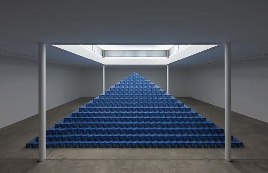 It's Nice That : Cyprien Gaillard: The Recovery of Discovery #blue #art