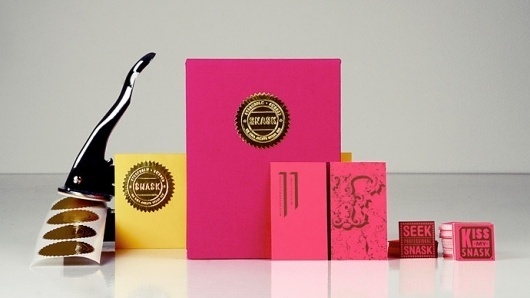 SNASK – Designing Brands & Lifestyles #stationary #pink #design #graphic #snask #identity #emblem #typography